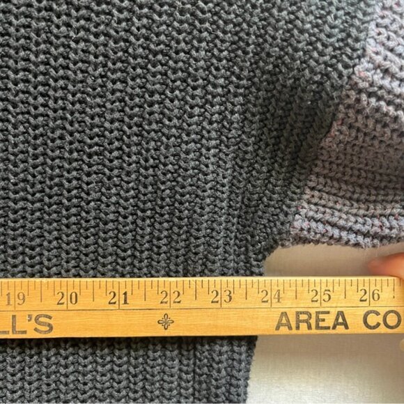 Margaret Winters Colorblock Turtleneck Cotton knit Sweater Sz M - Picture 6 of 7